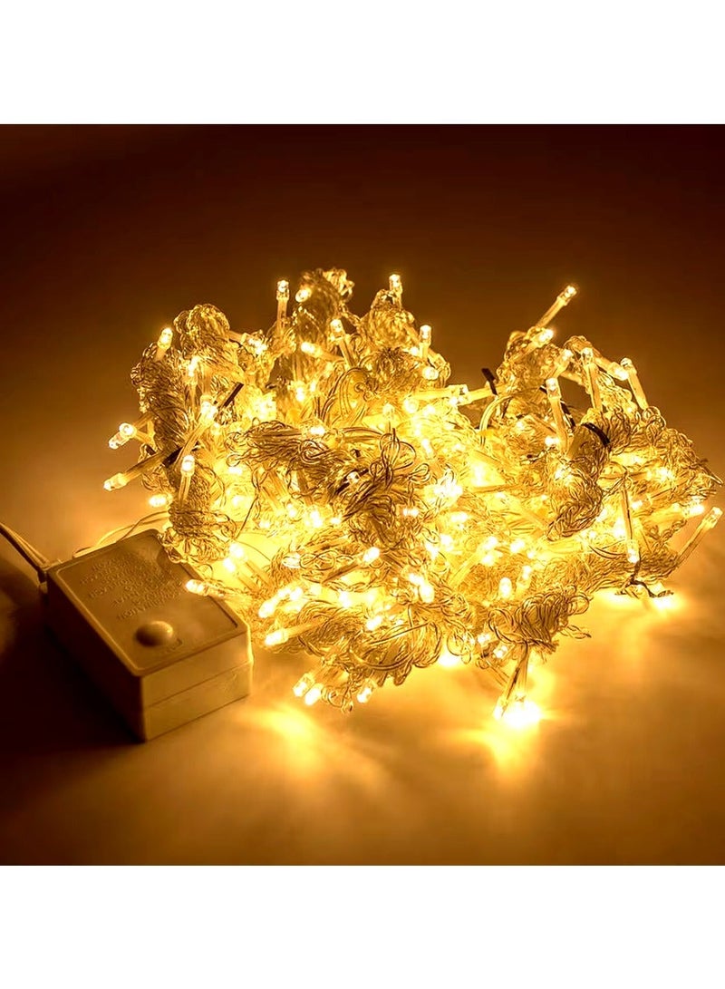 ZAYO LED Curtain Lights Warm White Window Fairy Lights for Home, Bedroom, Balcony Wedding Party Festival Diwali Decoration Indoor String Lights - 3 X 2 Meter - Image 2